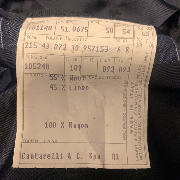 PIN STRIPE BLUE BLAZER - Picture 5 of 8